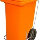 Container com Rodas e Pedal 120 240 L