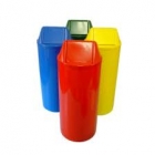 Lixeira Colorida com Tampa Vai e Vem