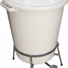 lixeira Pedal Suporte Ferro 40L 60L 100L